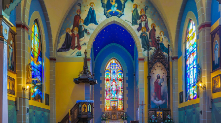 Kościół pw. NMP Gwiazdy Morza w Świnoujściu - wnętrze