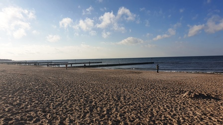 Plaża wschodnia w Kołobrzegu