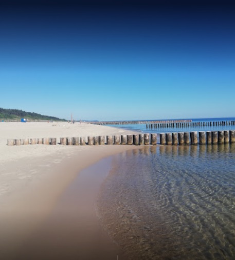 Chałupy - plaża od strony morza