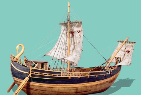 Legendy pomorskie - drewniany statek