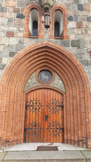 Portal w kościele św. Jerzego w Sopocie