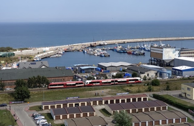 Port we Władysławowie - widok z wieży widokowej