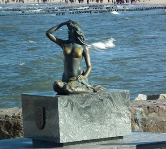 Sehenswürdigkeiten in Ustka - Meerjungfraudenkmal