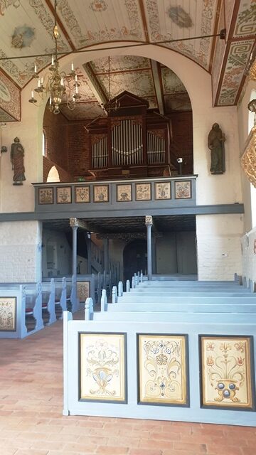 Zabytkowe organy w kościele w Jamnie (Koszalin)
