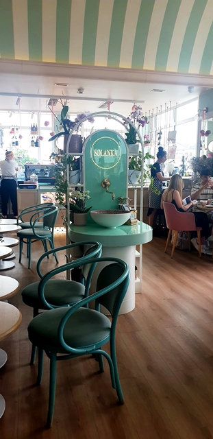 Wnętrze kawiarni Mamma Mia w Sopocie